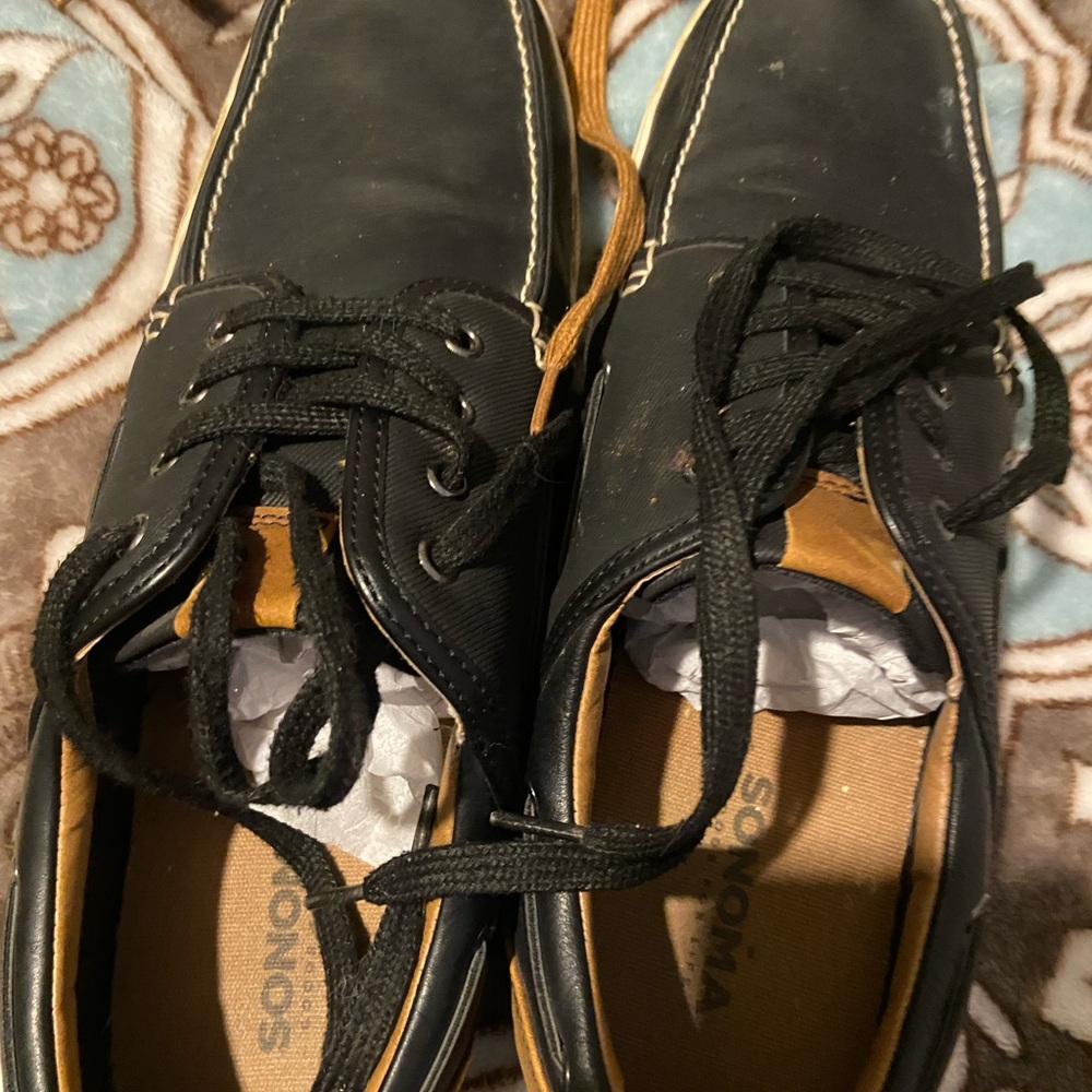 Sonoma Black and Tan Men's Oxfords